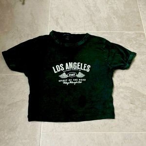 Vintage Los Angeles crop top